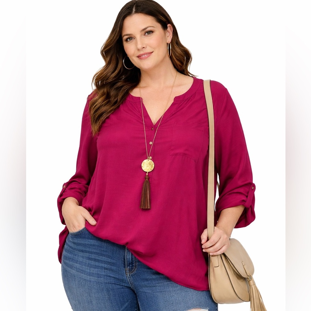 NWT Torrid challis pullover tunic